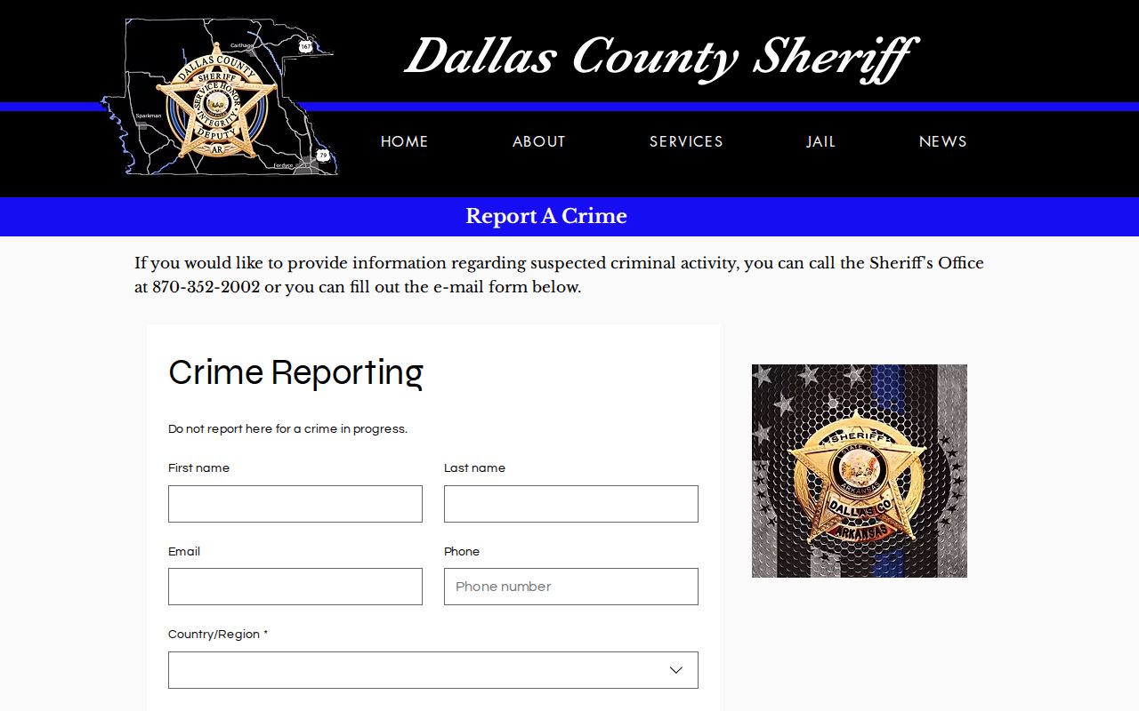 Dallas County most wanted fugitives official crime tip form
